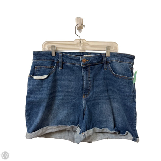 Shorts By Ava & Viv In Blue Denim, Size: 18