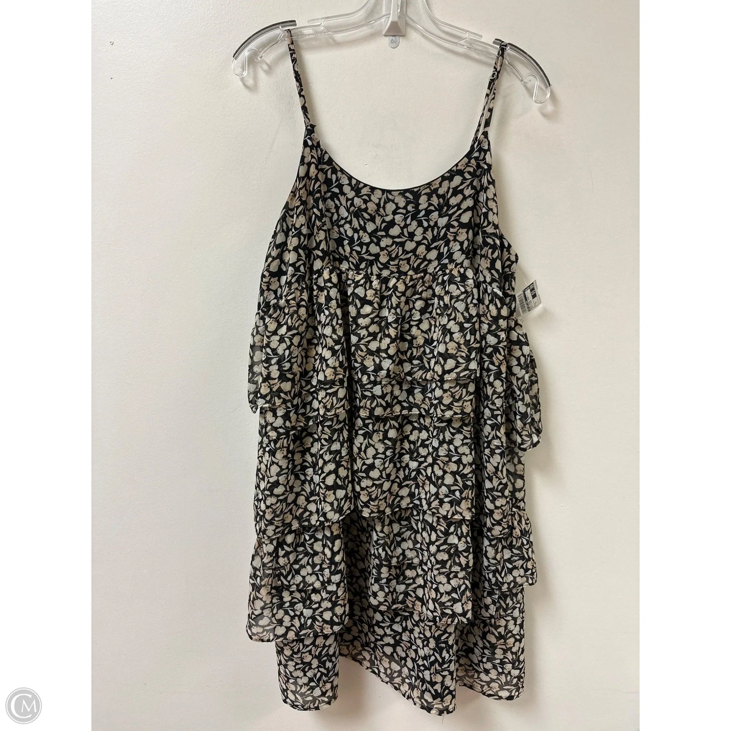 Dress Casual Short By Who What Wear In Black & Cream, Size: Xl