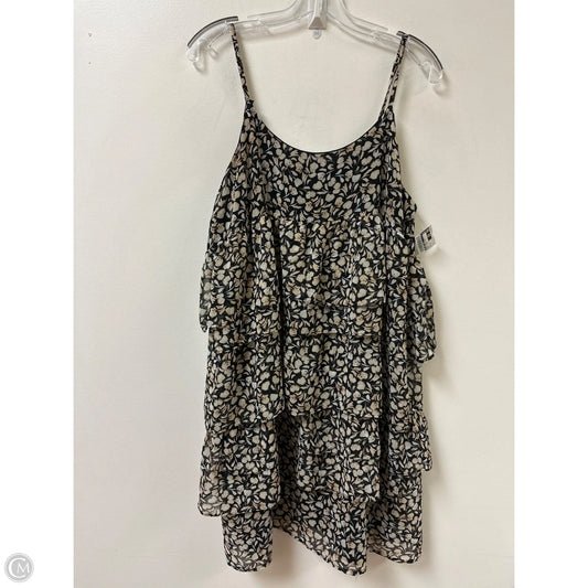 Dress Casual Short By Who What Wear In Black & Cream, Size: Xl