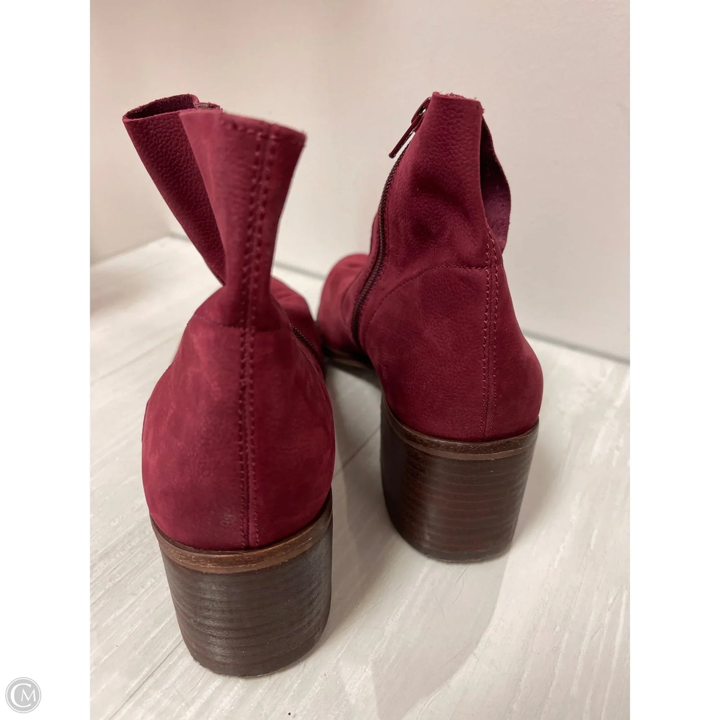 Boots Ankle Heels By Gianni Bini In Red, Size: 11