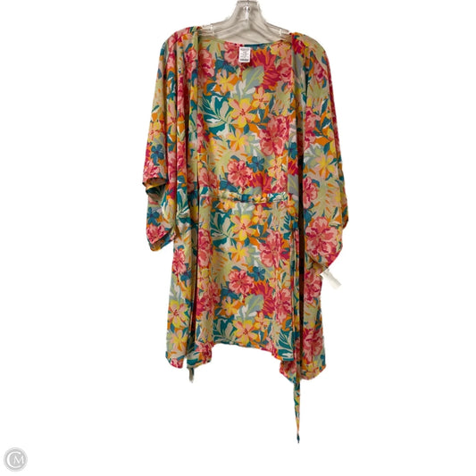 Swimwear Cover-up By Time And Tru In Multi-colored, Size: 3x