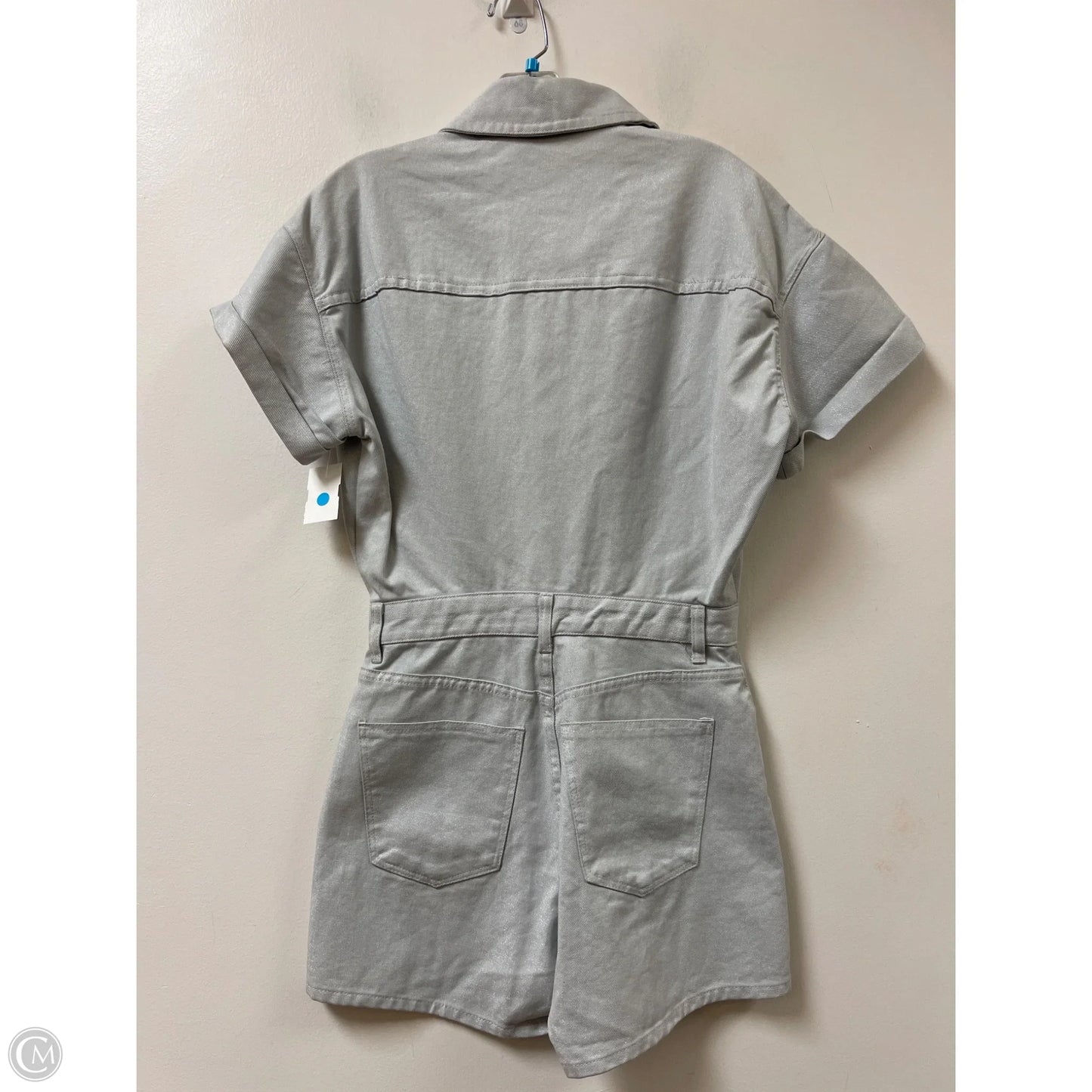 Romper By Zara In Blue Denim, Size: S