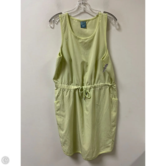 Athletic Dress By Tek Gear In Yellow, Size: L