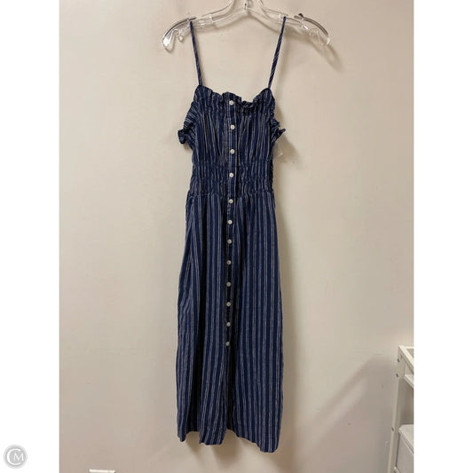 Dress Casual Midi By Universal Thread In Navy, Size: S