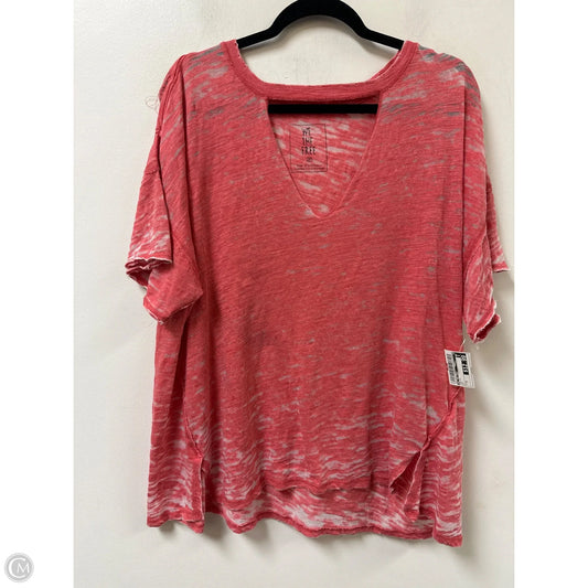 Top Short Sleeve By We The Free In Red, Size: M