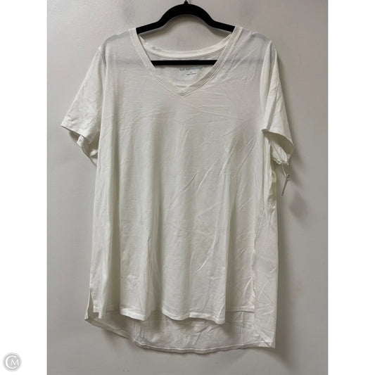 Top Short Sleeve By Soft Surroundings In Yellow, Size: 1x