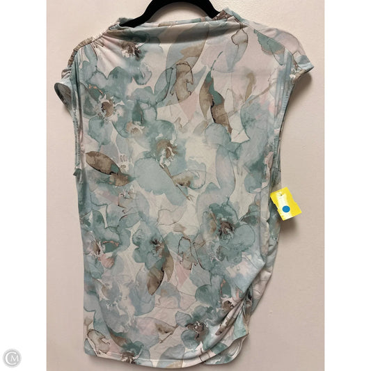 Top Sleeveless By Calvin Klein In Blue, Size: S