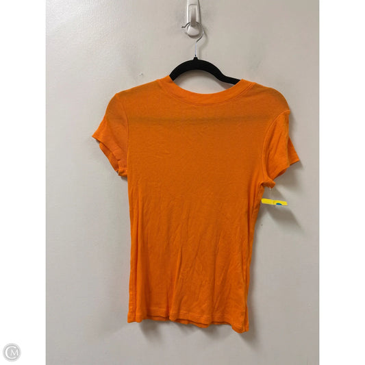 Top Short Sleeve By A New Day In Orange, Size: S