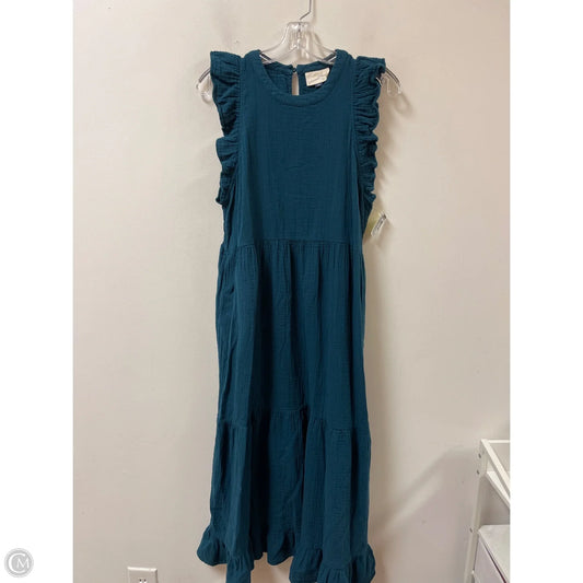 Dress Casual Maxi By Universal Thread In Teal, Size: M