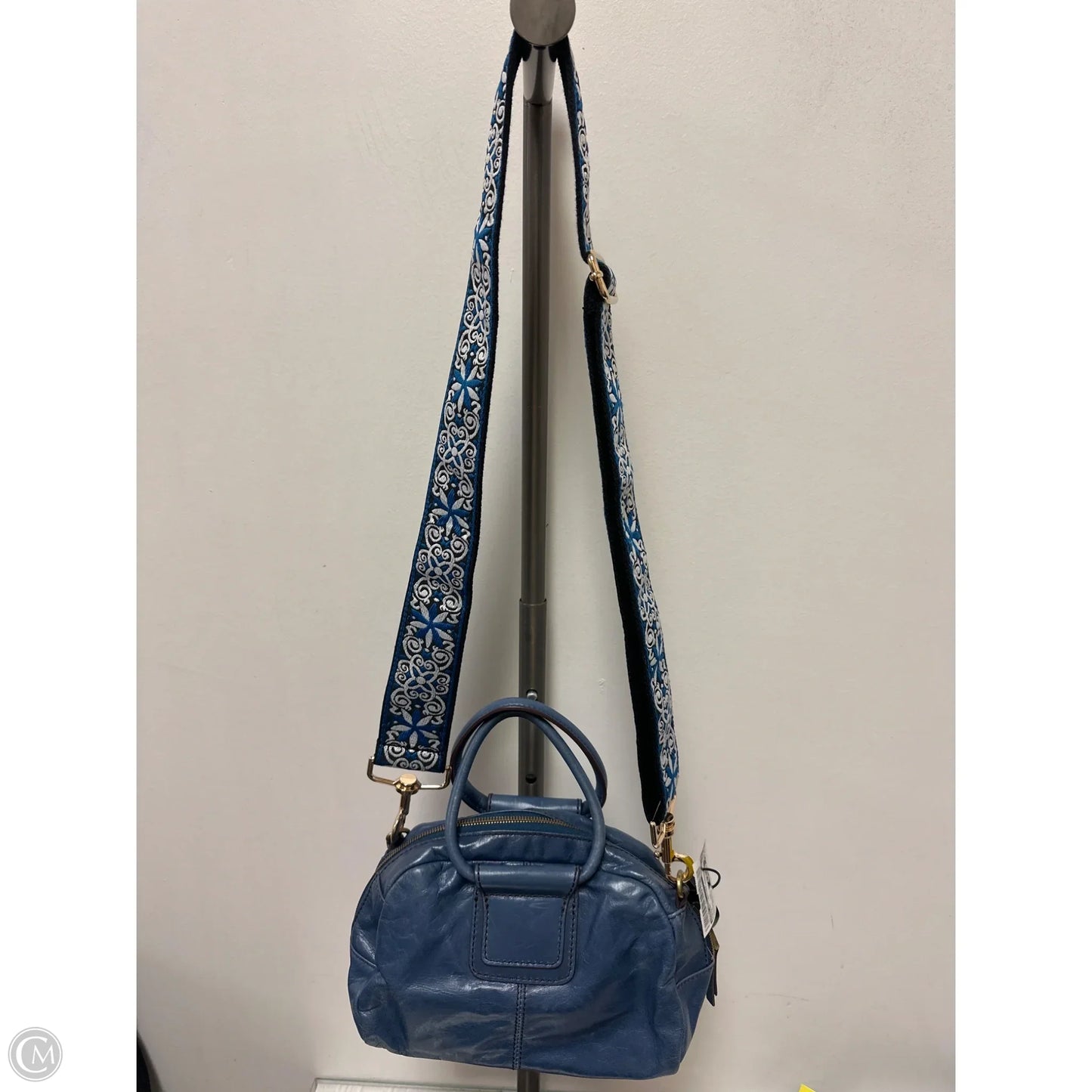 Handbag Leather By Hobo Intl, Size: Medium