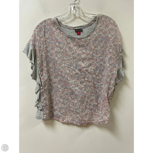 Top Short Sleeve By Vince Camuto In Floral Print, Size: Xs