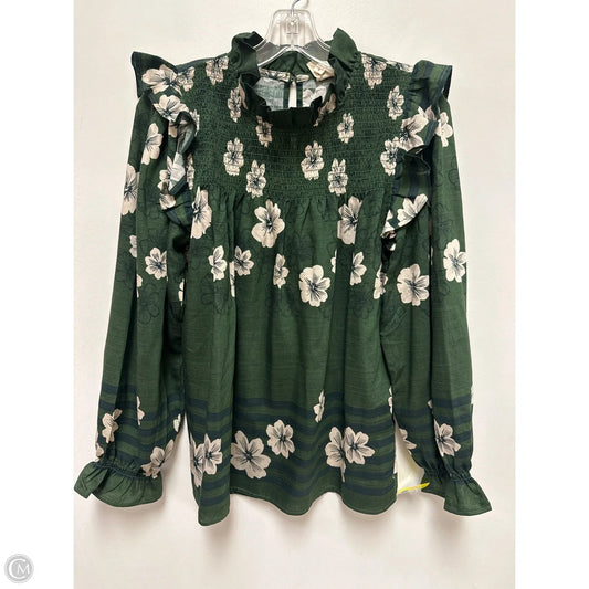 Top Long Sleeve By Umgee In Green, Size: S