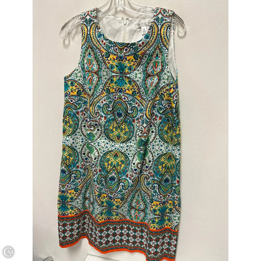 Dress Casual Midi By London Times In Multi-colored, Size: Xl