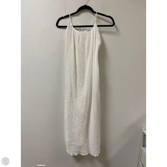Dress Casual Maxi By Divided In White, Size: L