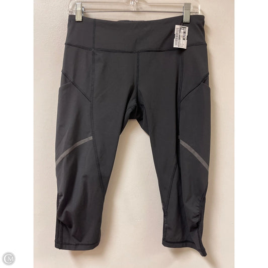 Athletic Capris By Lululemon In Black, Size: 8