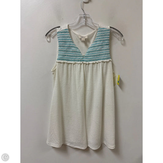 Top Sleeveless By Style And Company In White, Size: S