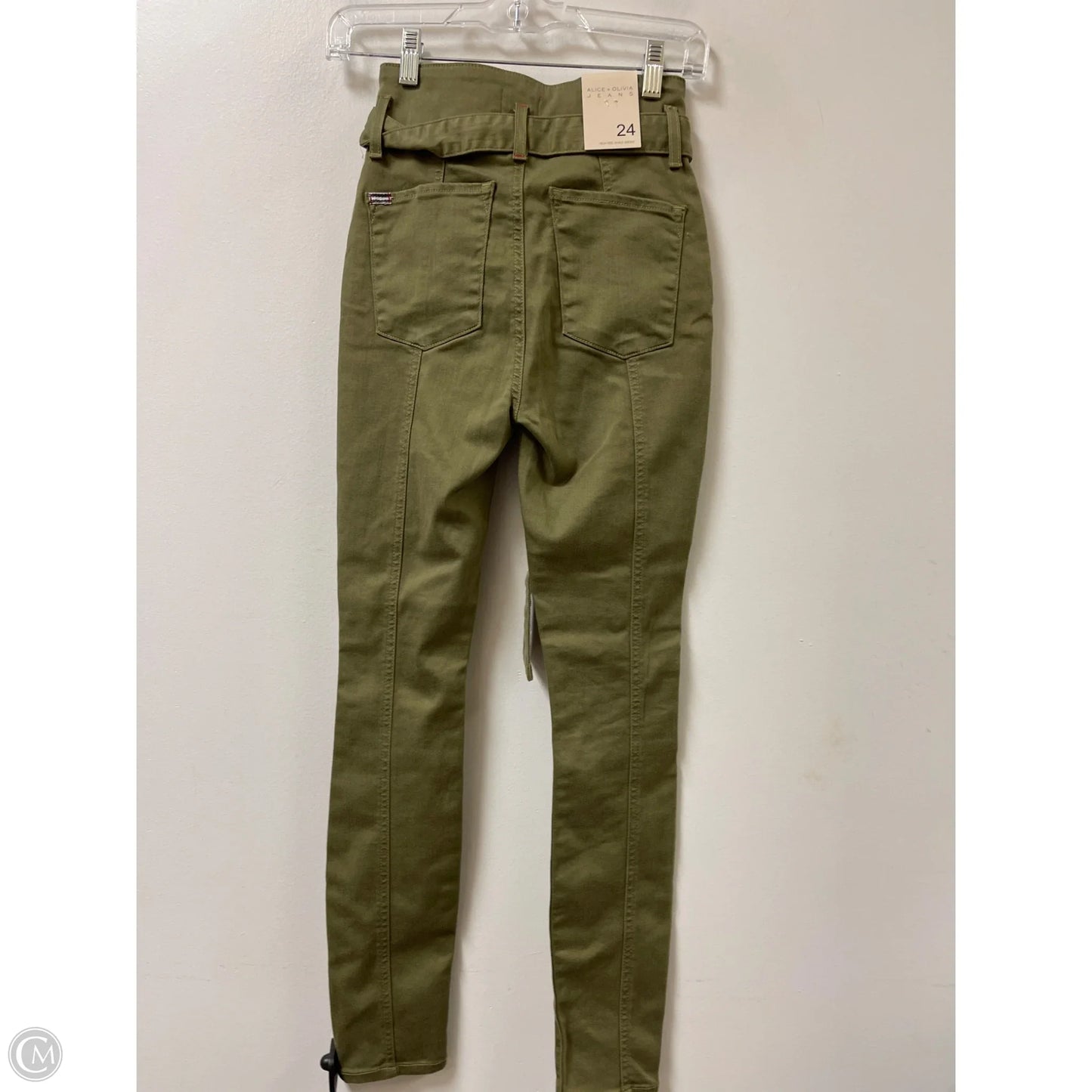 Pants Designer By Alice + Olivia In Green, Size: 0