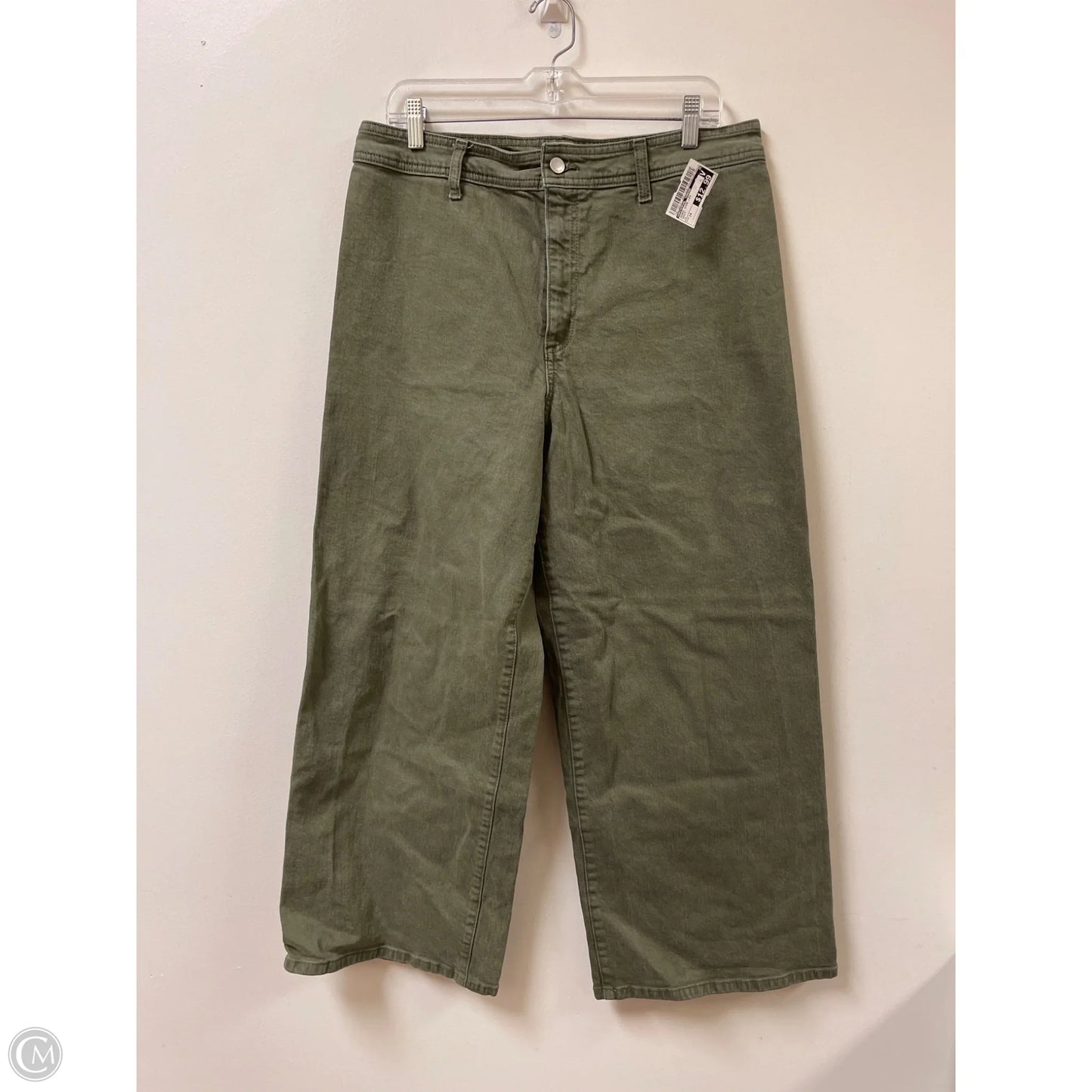 Jeans Wide Leg By Universal Thread In Green, Size: 14