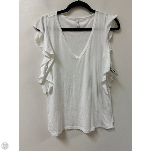 Top Short Sleeve By Z Supply In White, Size: S