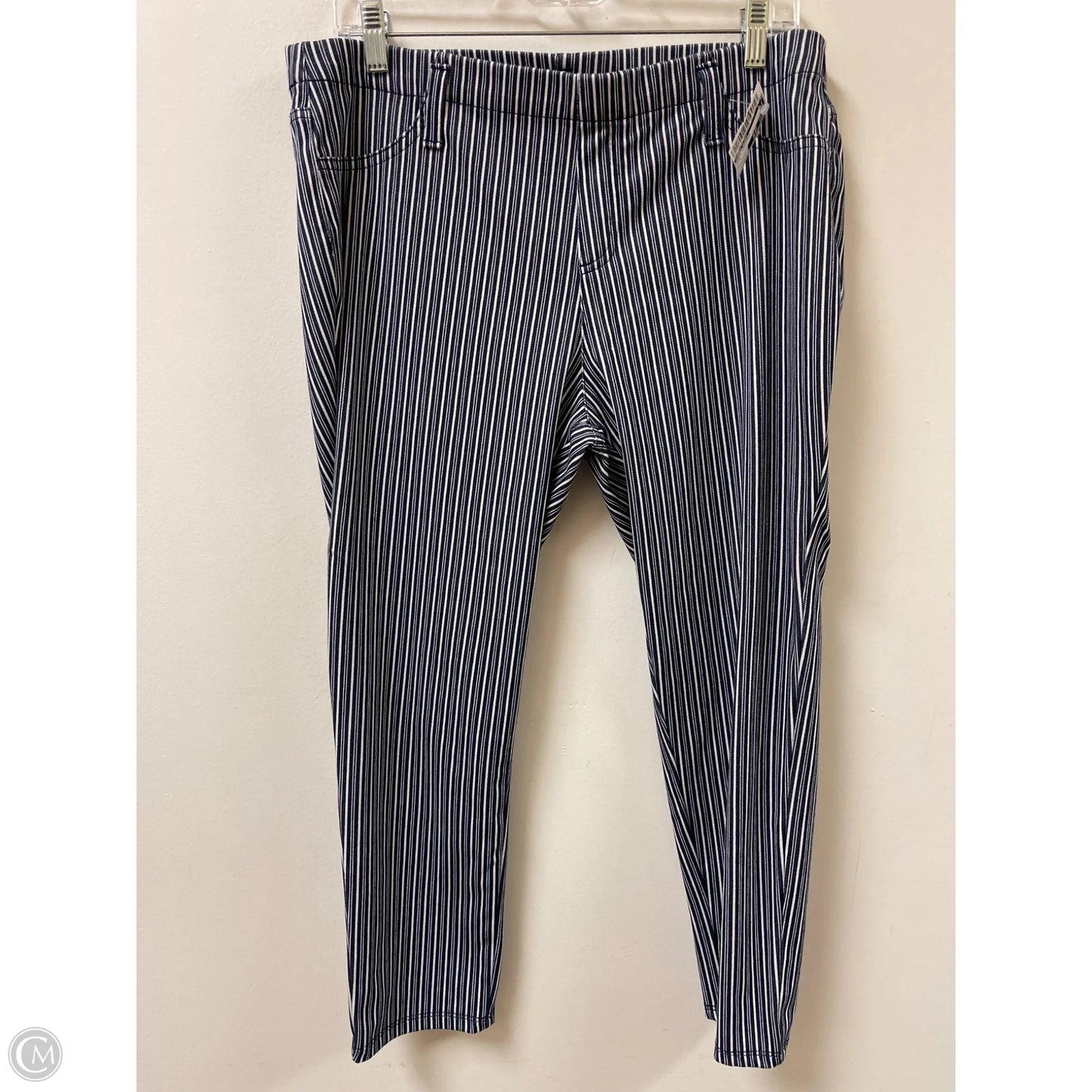 Pants Leggings By Faded Glory In Blue, Size: L