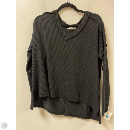 Sweater By Zenana Outfitters In Black, Size: M