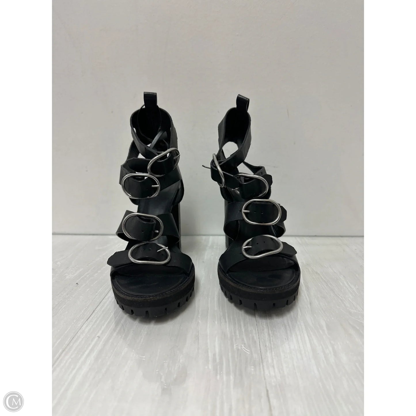 Sandals Designer By All Saints In Black, Size: 9.5