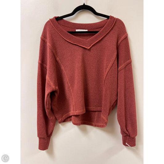Sweater By Lush In Red, Size: L