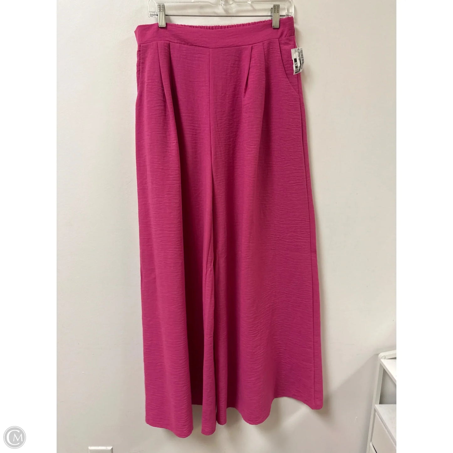 Pants Wide Leg By Francesca's In Pink, Size: L