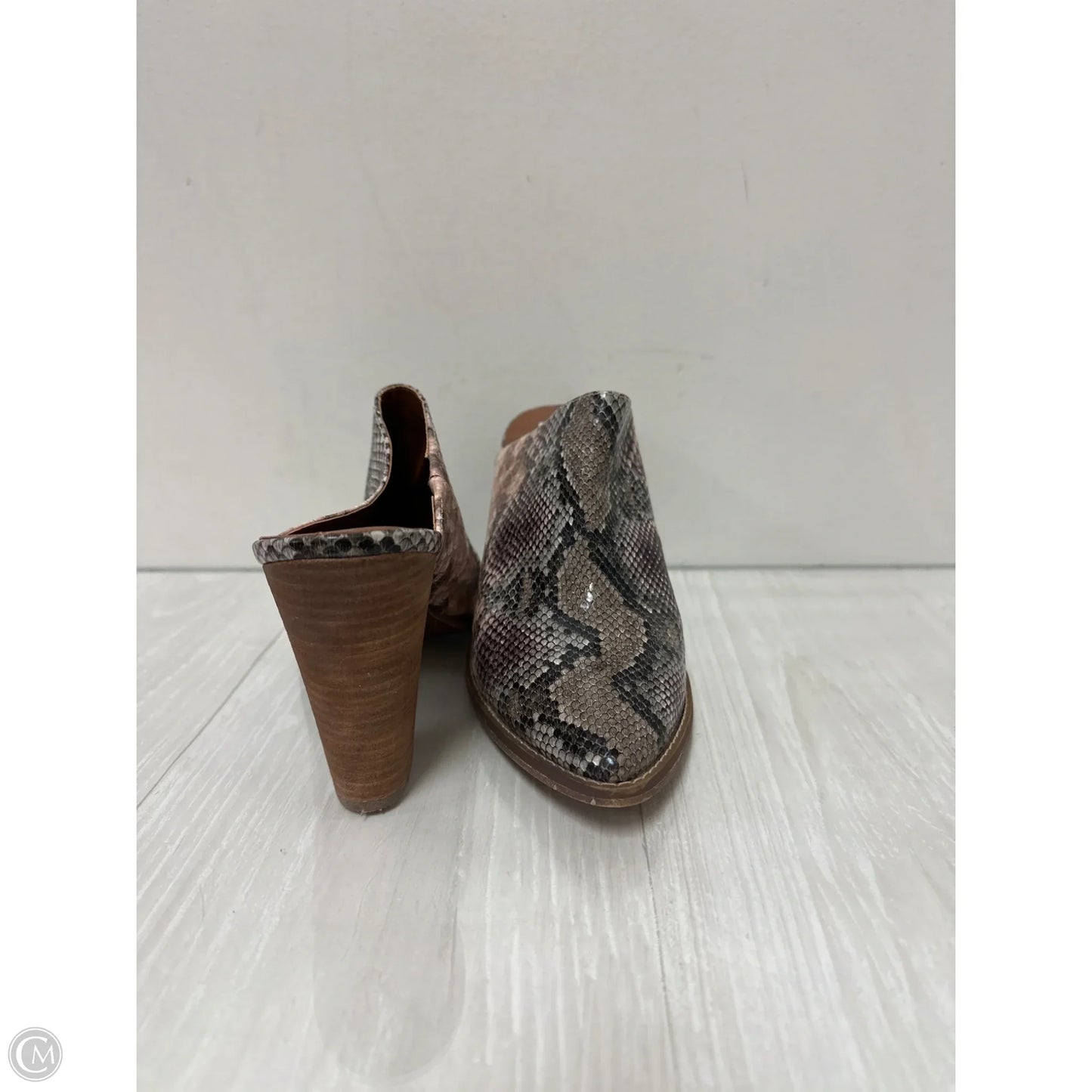 Boots Ankle Heels By Bp In Snakeskin Print, Size: 10