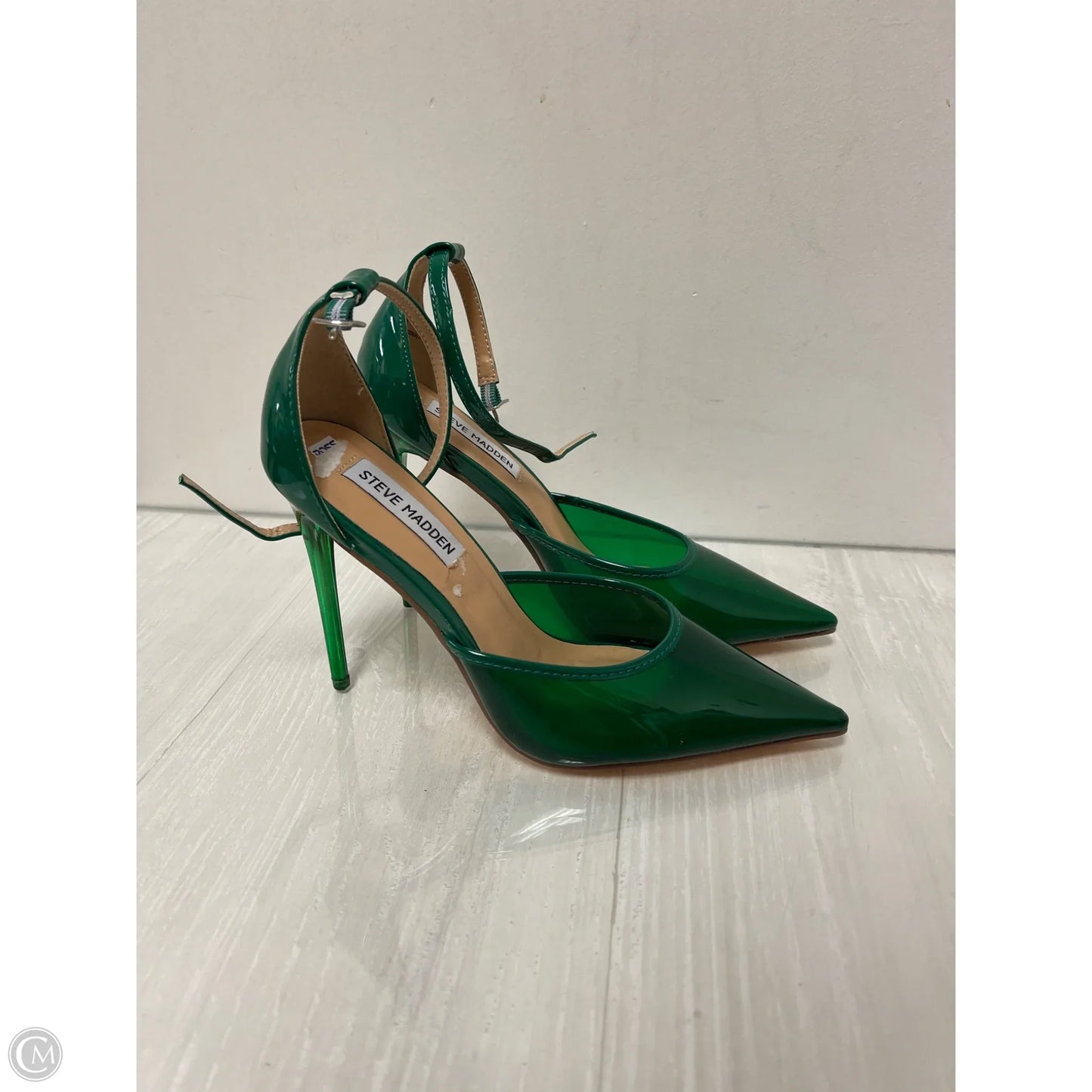 Shoes Heels Stiletto By Steve Madden In Green, Size: 5.5