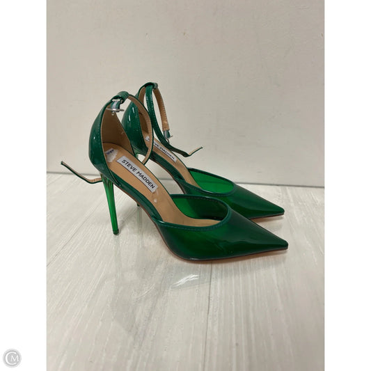 Shoes Heels Stiletto By Steve Madden In Green, Size: 5.5