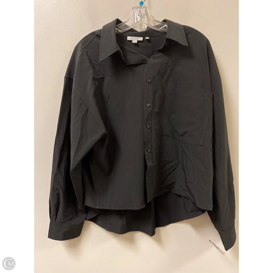 Blouse Long Sleeve By Chicos In Black, Size: 1x