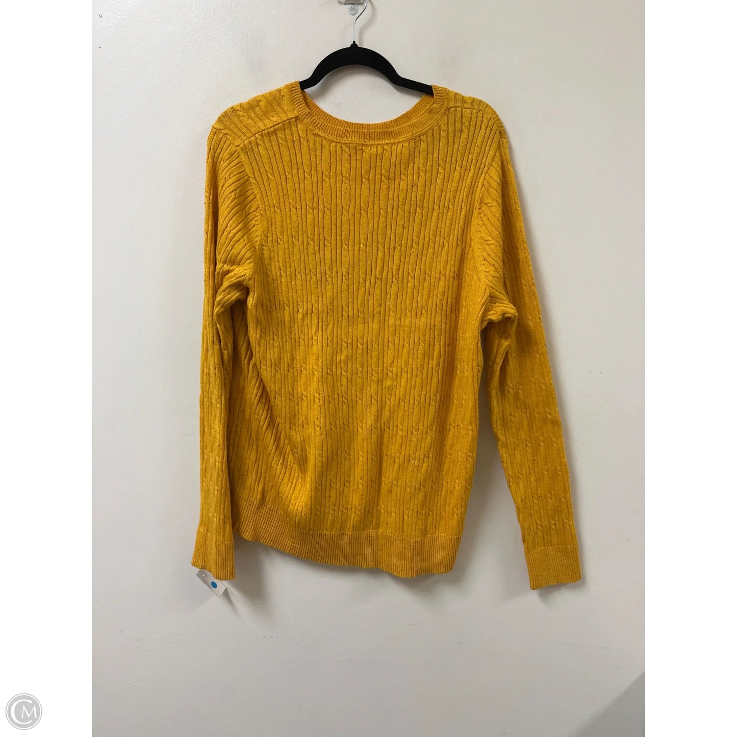 Sweater By Kim Rogers In Yellow, Size: 1x