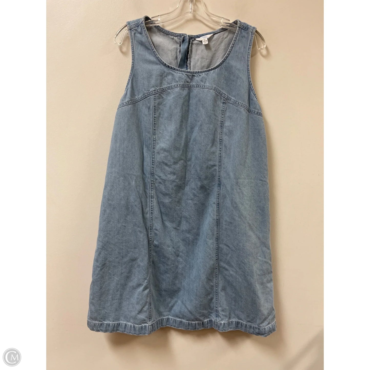 Dress Casual Short By Time And Tru In Blue Denim, Size: Xl