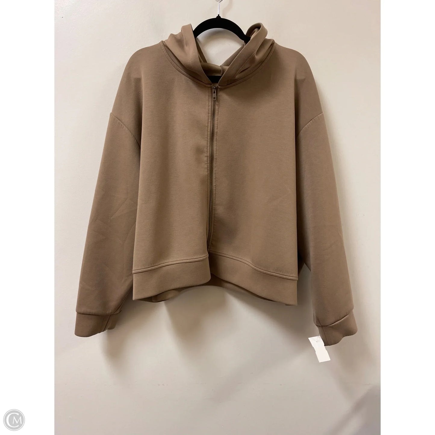 Jacket Fleece By A New Day In Brown, Size: 4x