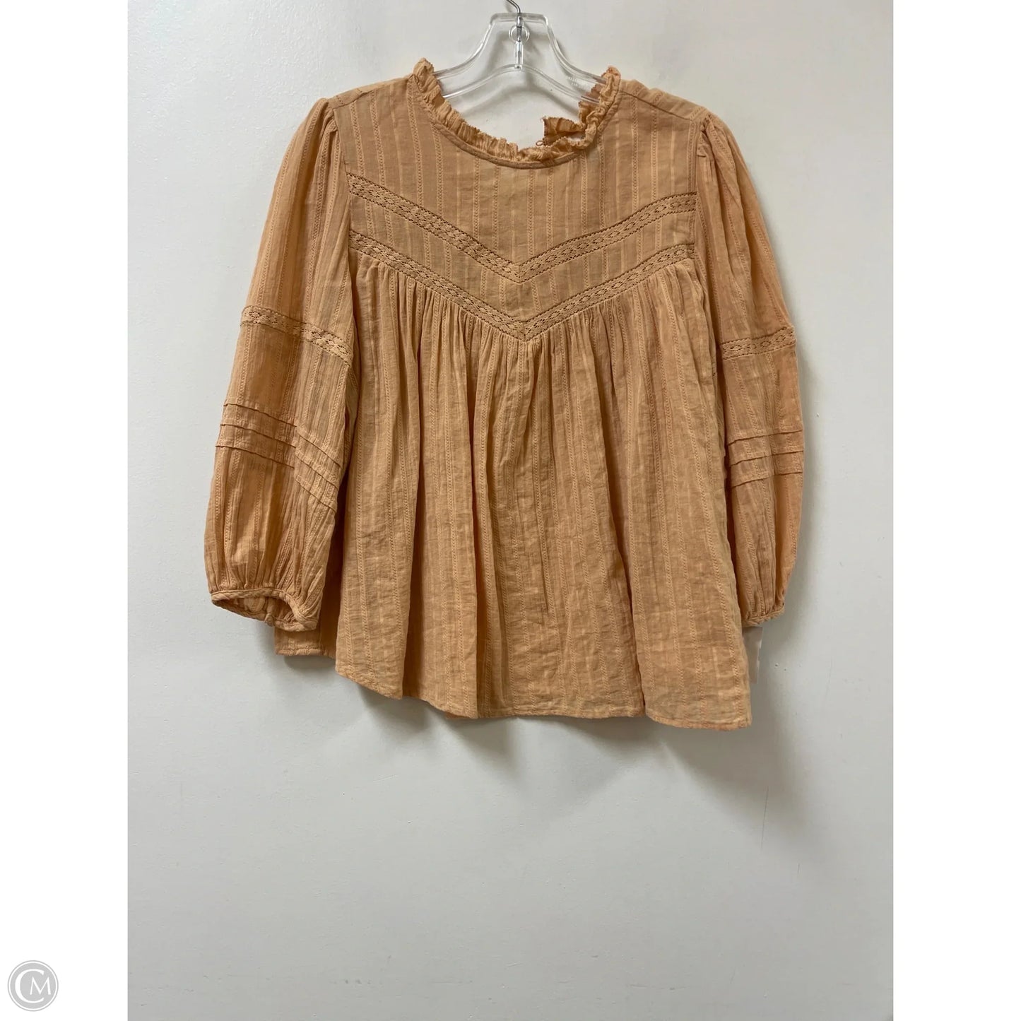 Top Long Sleeve By Universal Thread In Orange, Size: M