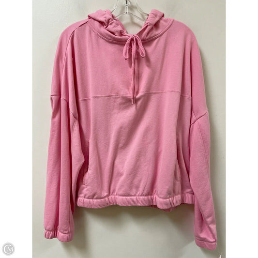 Athletic Sweatshirt Hoodie By Avia In Pink, Size: 2x