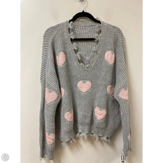 Sweater By No Boundaries In Grey, Size: Xl