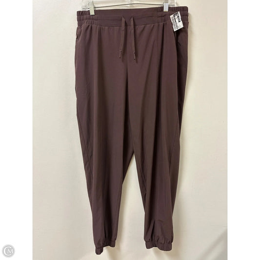 Athletic Pants By All In Motion In Brown, Size: L