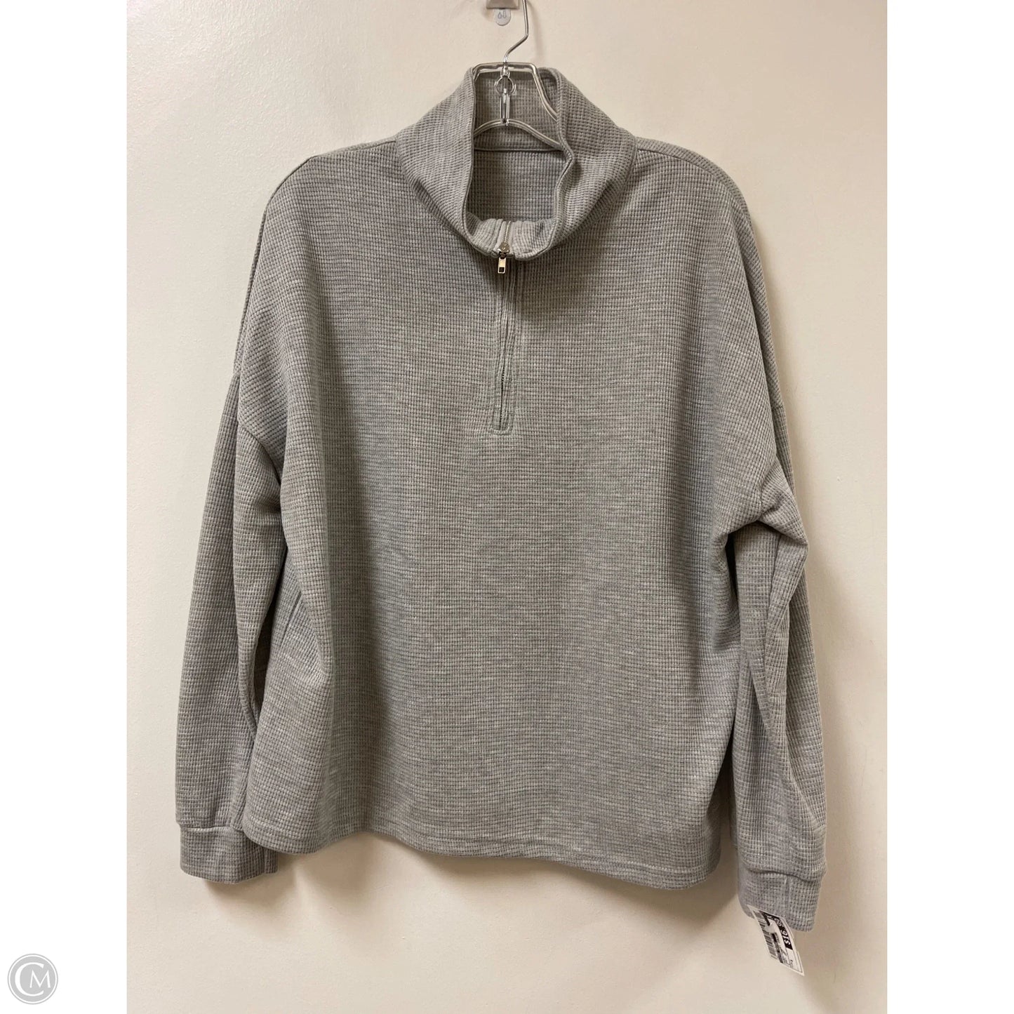 Sweatshirt Collar By 12th Tribe In Grey, Size: S