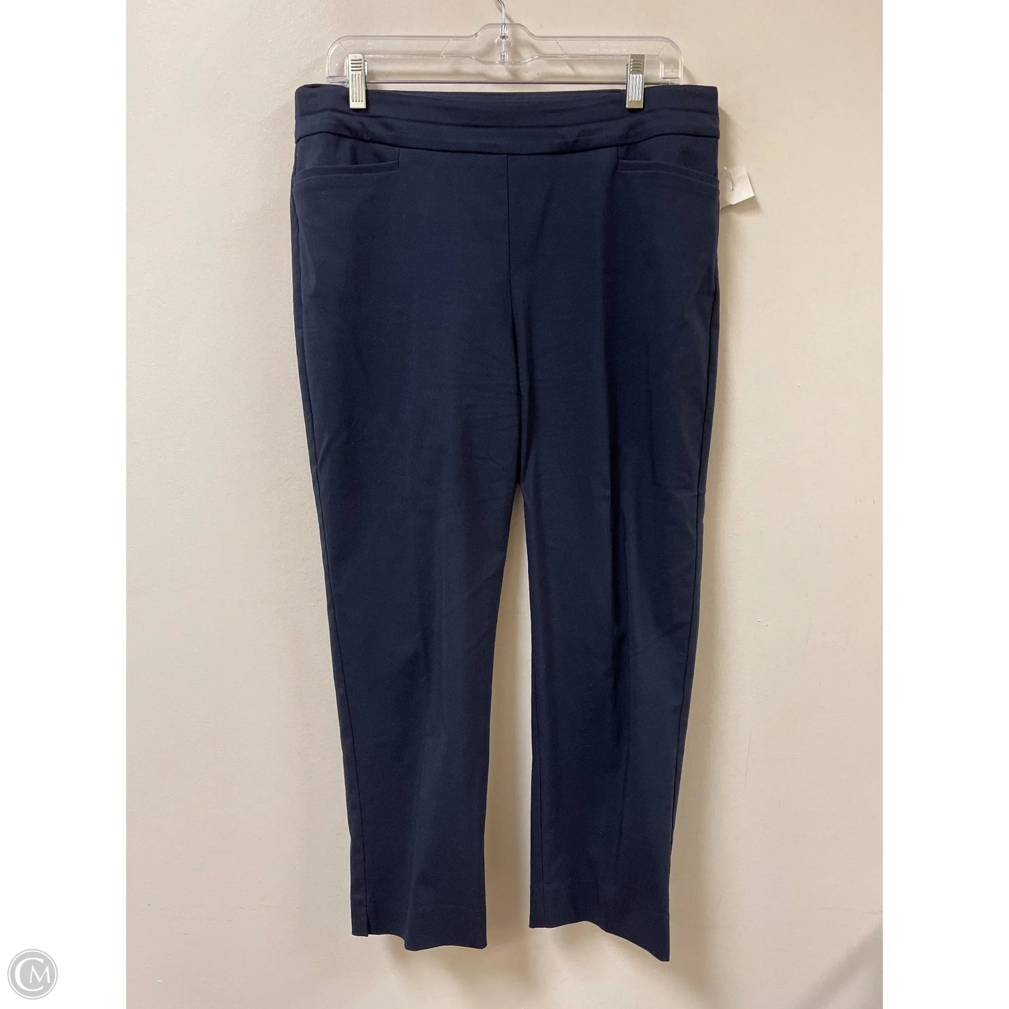 Pants Leggings By Chicos In Navy, Size: 10