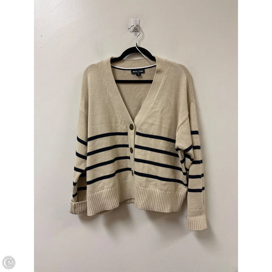 Sweater Cardigan By Nautica In Cream, Size: L