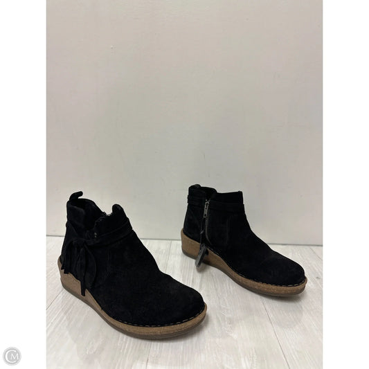 Boots Ankle Flats By Born In Black, Size: 10