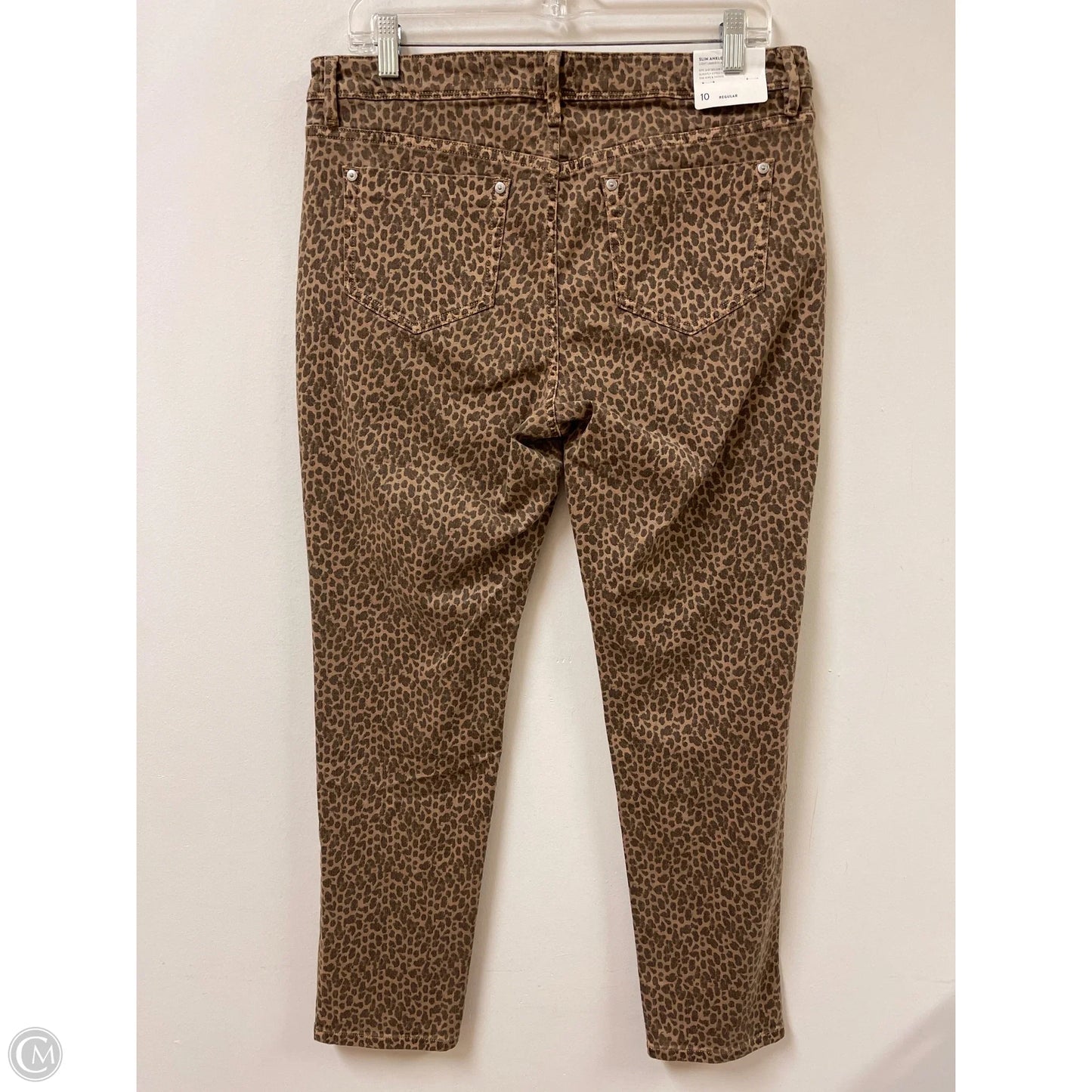 Jeans Skinny By J. Jill In Animal Print, Size: 10