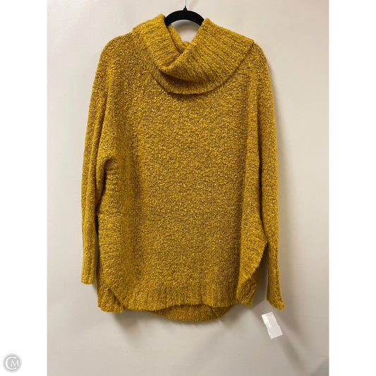 Sweater By Faded Glory In Yellow, Size: L