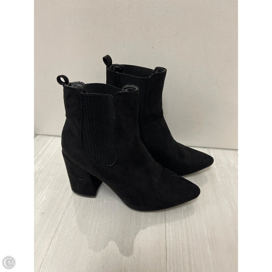 Boots Ankle Heels By Sugar In Black, Size: 8