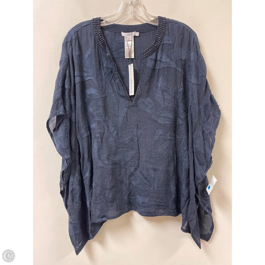 Tunic Short Sleeve By Chicos In Navy, Size: M