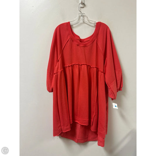 Dress Casual Short By Clothes Mentor In Coral, Size: Xl