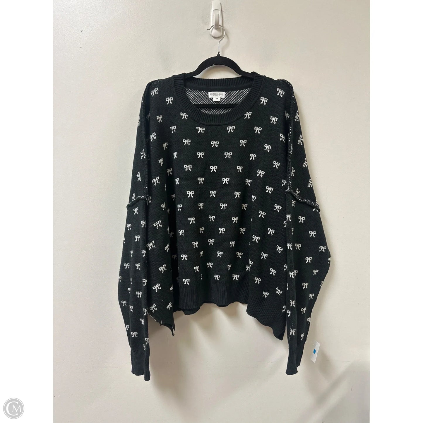 Sweater By Chicsoul In Black, Size: 2x