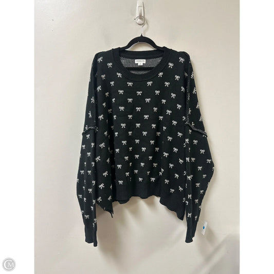 Sweater By Chicsoul In Black, Size: 2x
